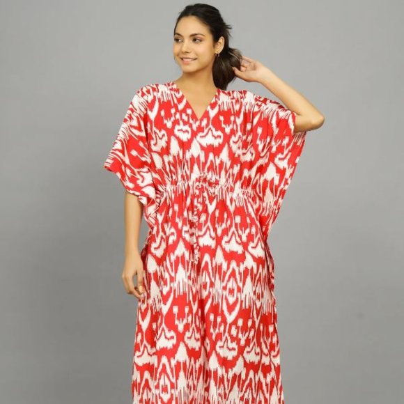 Other - New Collection For Indian Handprint Cotton Caftan For Beach Wear Cover Up Long